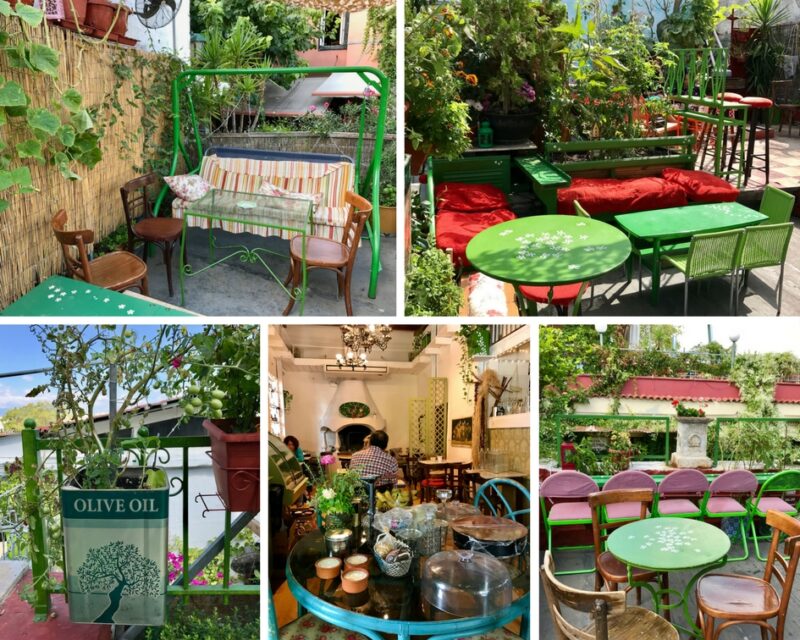 Super restaurant in Plaka Athens: the Yiasemi café