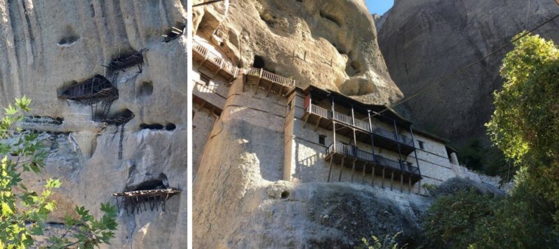 Ladders, caves and Saint Antoire Meteora