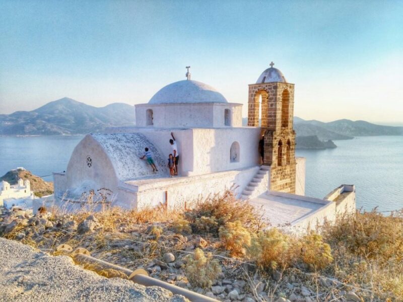 church in Plaka, milos in the Cyclades