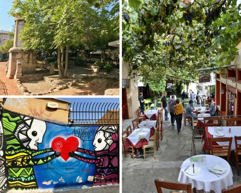 Visit the Plaka district of Athens