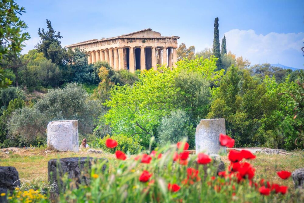 athens in spring