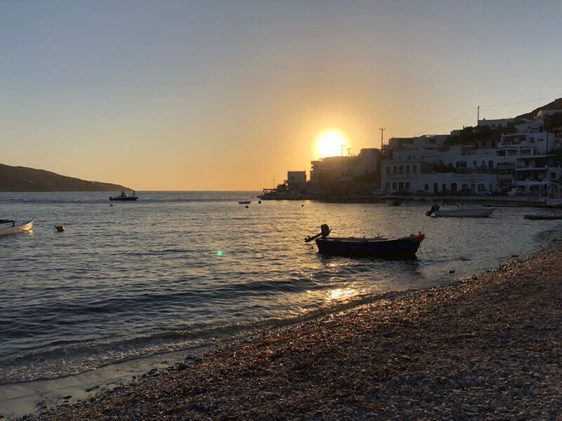 what to do in Amorgos - Sunset in Greece in Amorgos