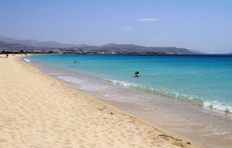 agios prokopios white sand beaches Naxos