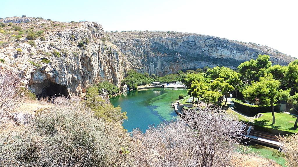 Visit to the outskirts of Athens: Lake Vouliagmeni