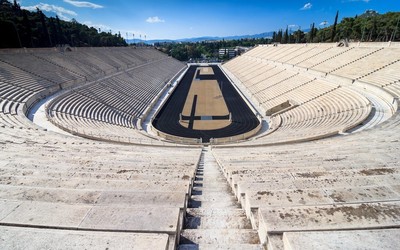 Panathenaeum stage visit the must-see places in Athens in one day with a private driver in Athens