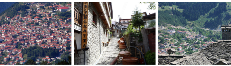 Metsovo, a mountain village in greece