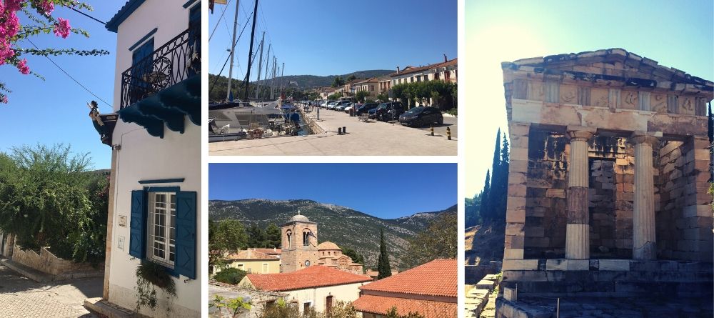 2 day trip in Greece: Delphi, Galaxidi, Osios Loukas, and sea