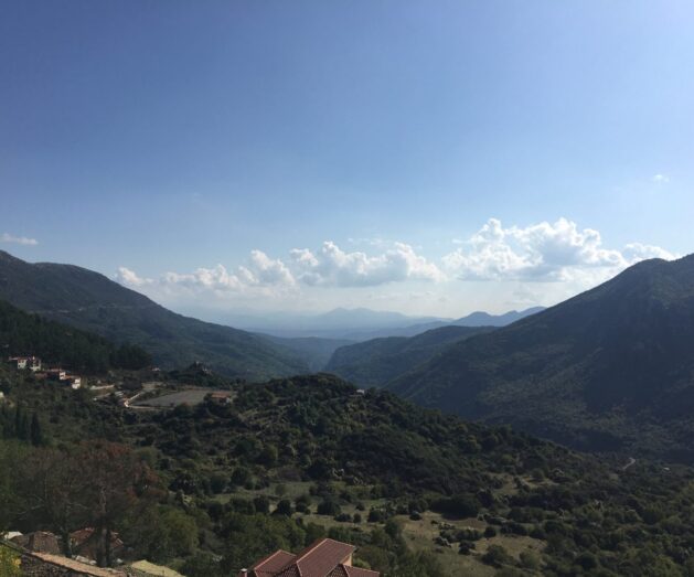 Dimitzana- mountains in Arcadia in Greece