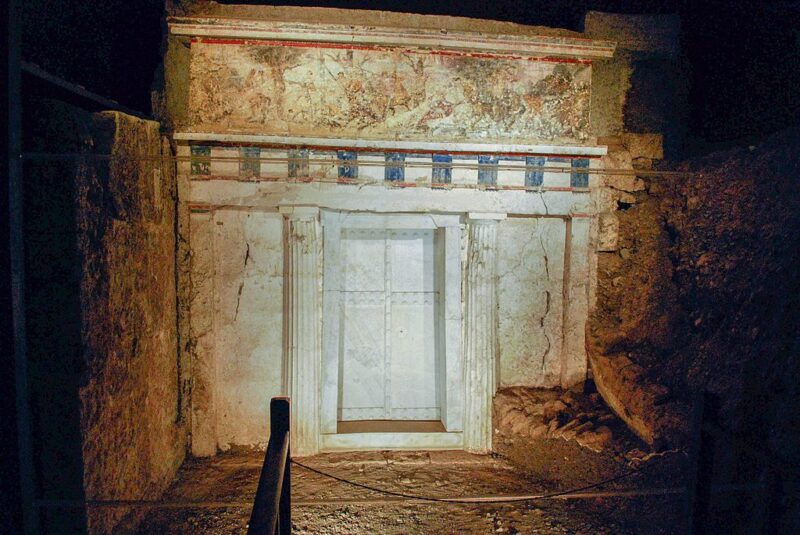The site of vergina in Northern Greece - Verigna Aigai  