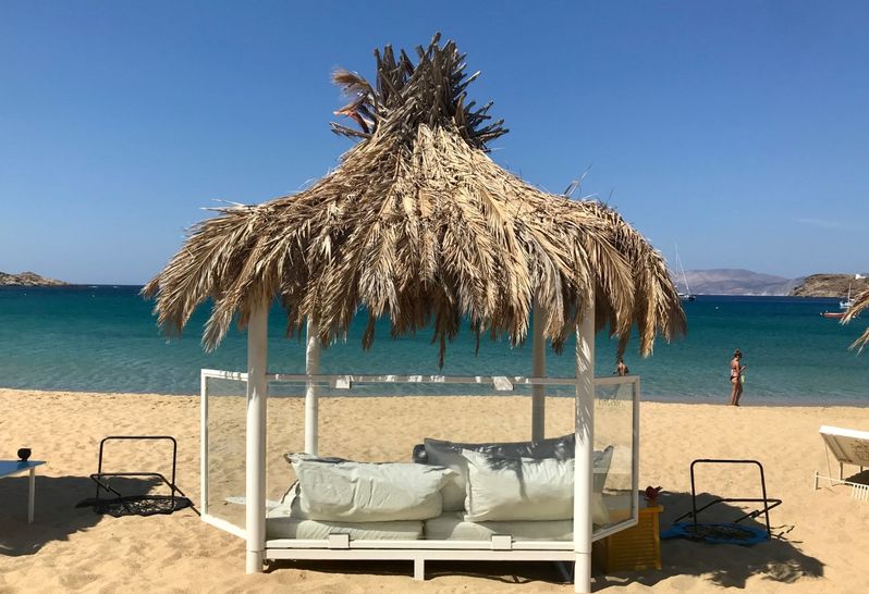 Mylopotas beach on Ios, Cyclades, Greece