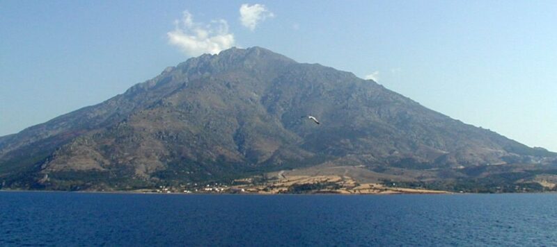 Greek island little tourist and unknown : Samothrace