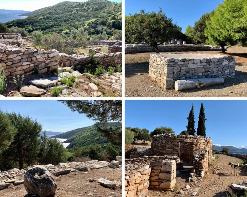 the archaeological site of Rhamnous Ramnous in Greece near Athens