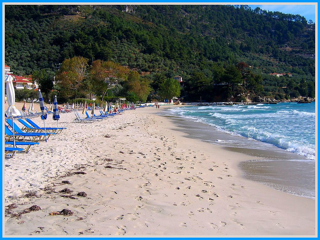 gloden beach thassos greece