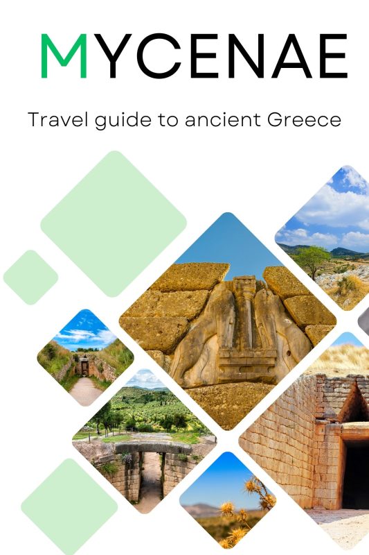 MYCENES travel guide to ancient greece COVER