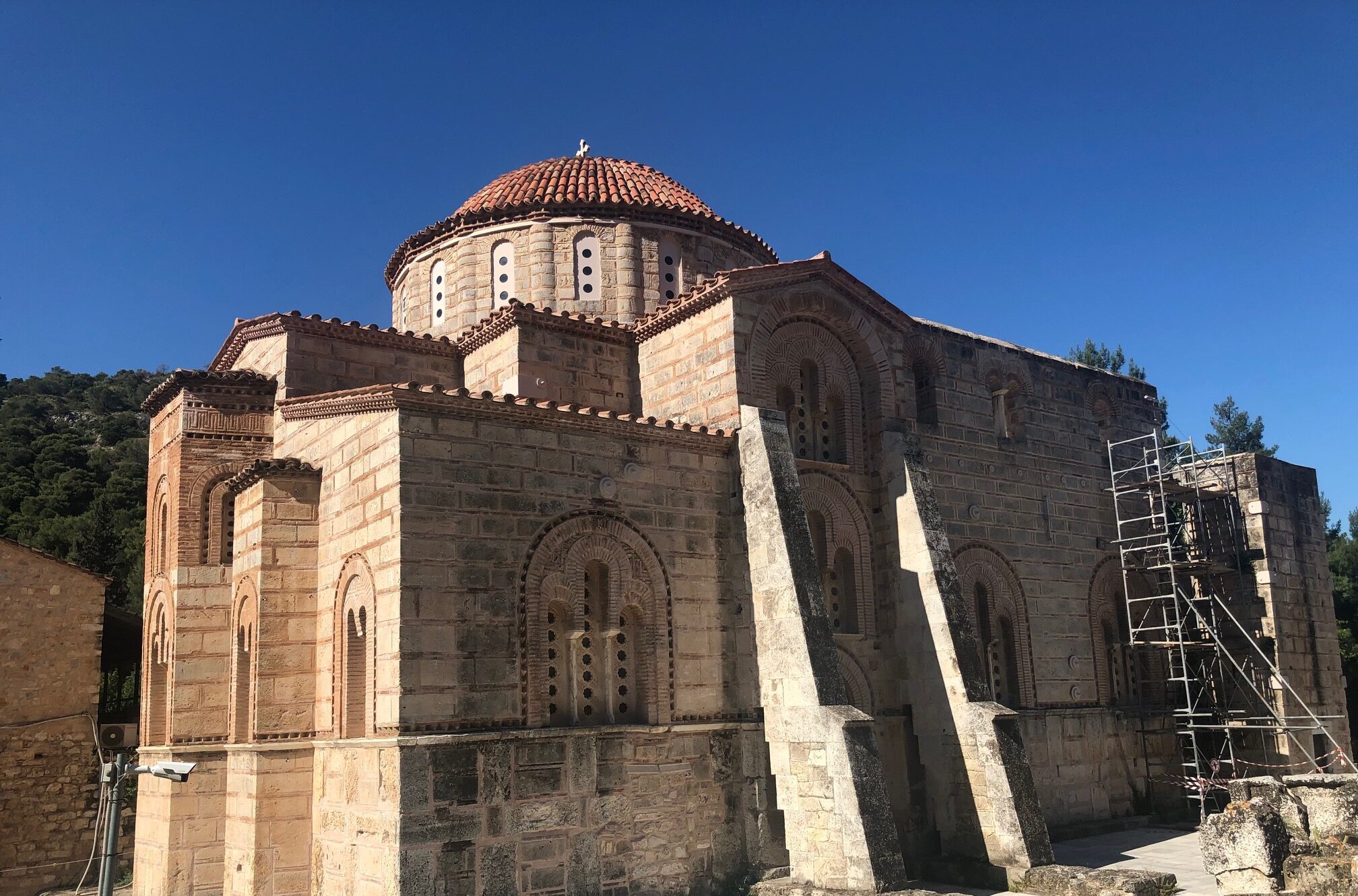 Dafni monastery in Greece