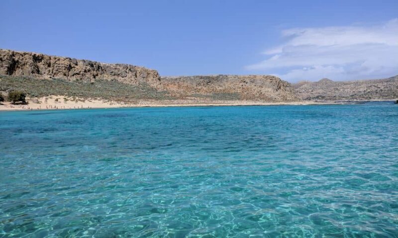 Blue sea in Crete