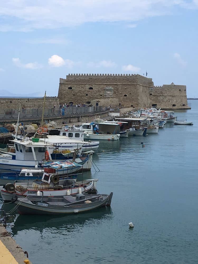 Port of Heraklion, capital of Crete