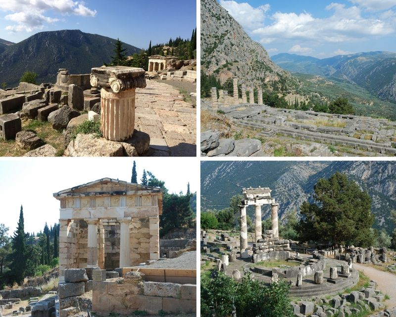 day trips from Athens; Delphi, its site and museum