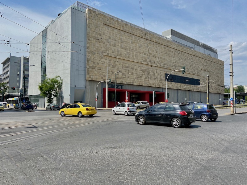 Front of the National Museum of Contemporary Art (EMST) in Athens