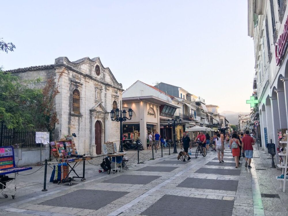 Lefkada pedestrian street