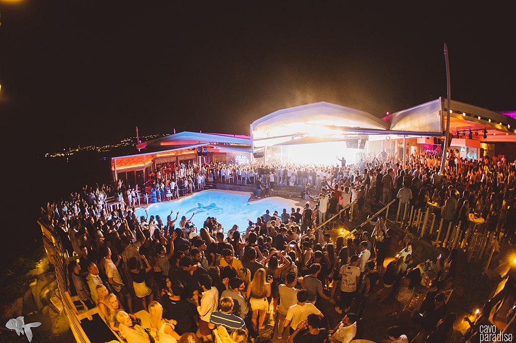 cavo paradiso beach club festival mykonos greece