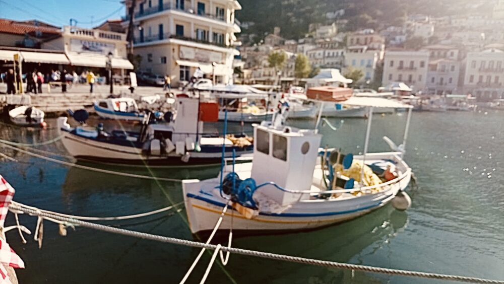 port of Guythio or guytheio in Magne, Greece