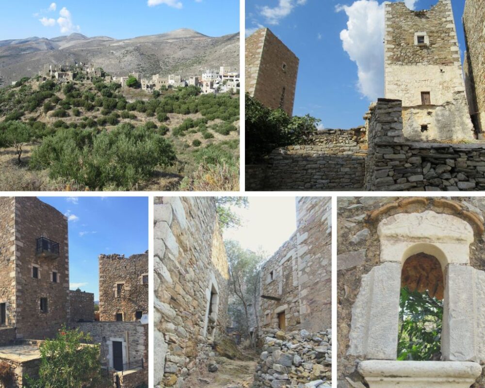 Visit Le Magne and the abandoned village of Vatheia, stone towers