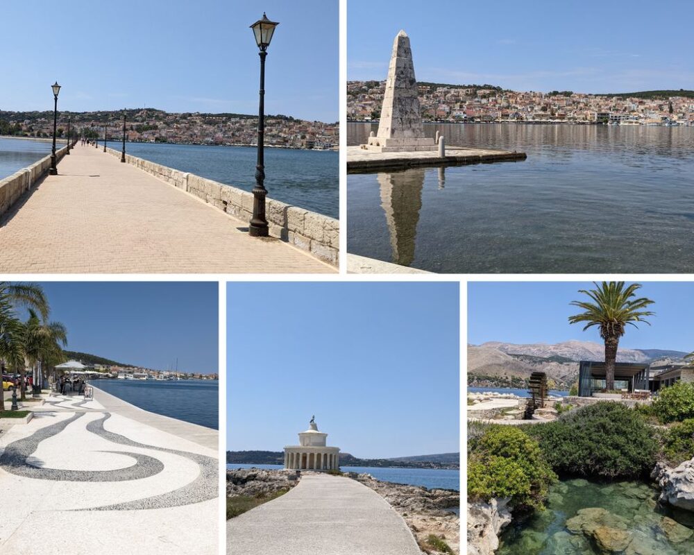 Kefalonia, the town of Argostoli-Bosset Bridge-lighthouse-katavothres
