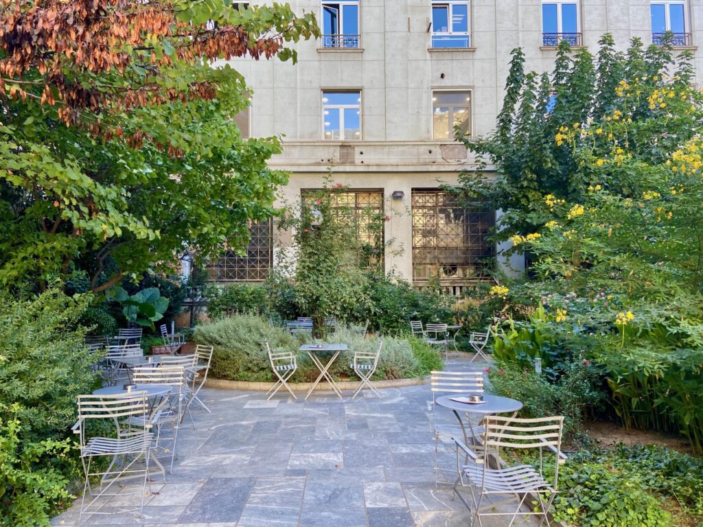 garden of the Numismatic Museum in Athens