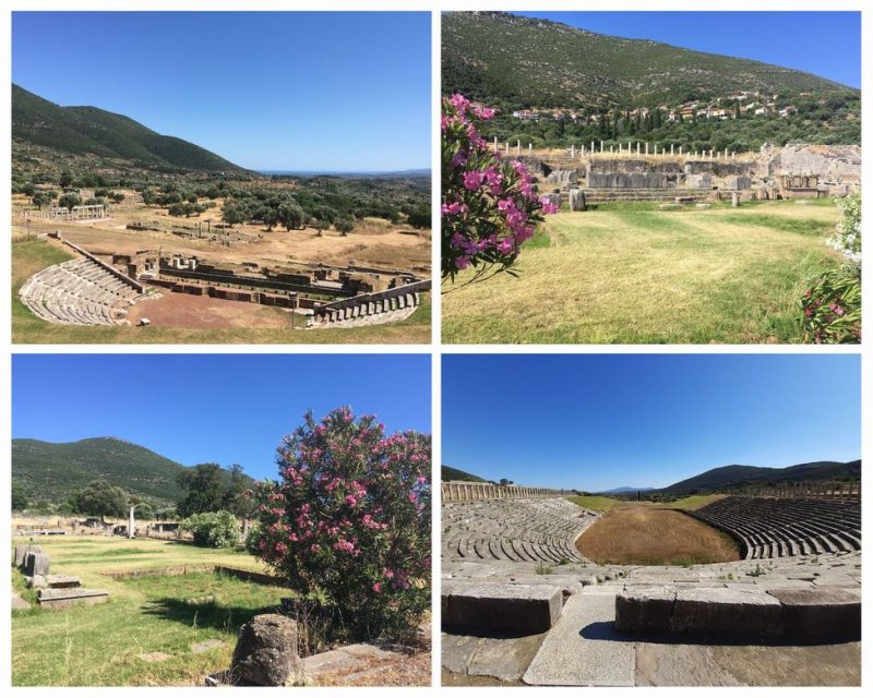 archaeological site of ancient Messinia: theater, stadium, temples...