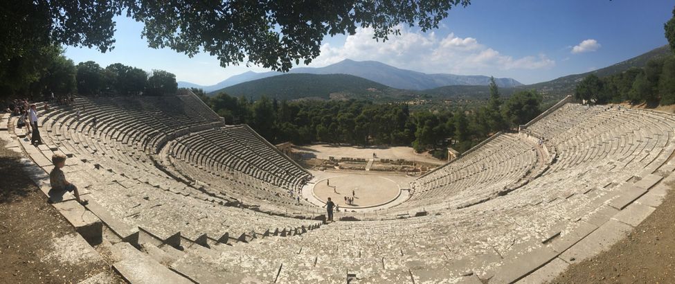 theater of Epidaurus in the Peloponnese