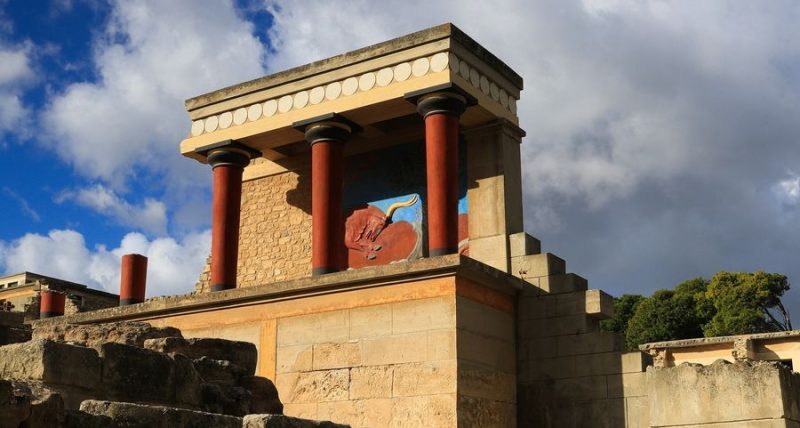 The archaeological site of Knossos