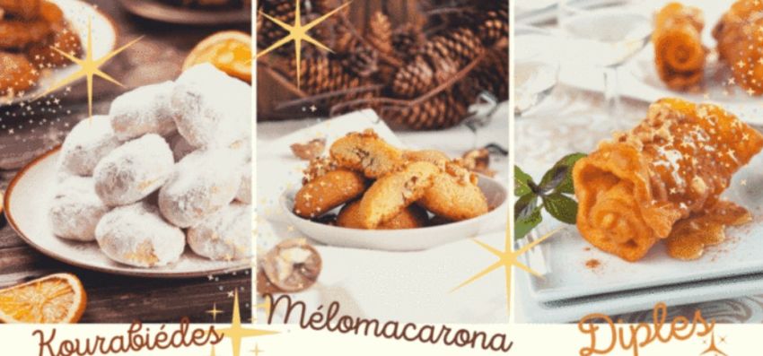 Melomakarona, kourabiedes, diples: Christmas cakes in Greece