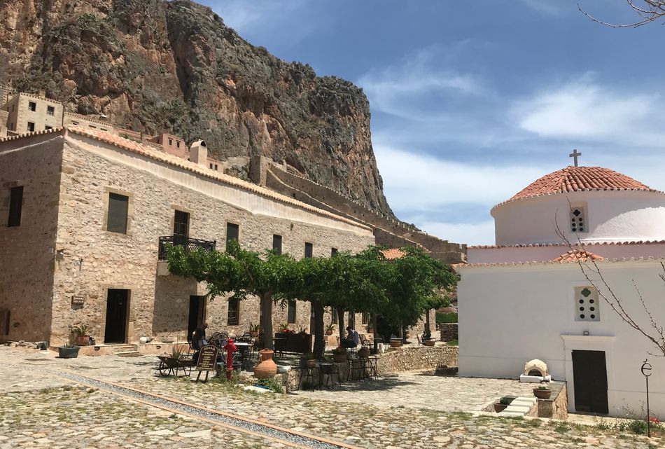 Monemvasia hotel accommodation in the old fortress town