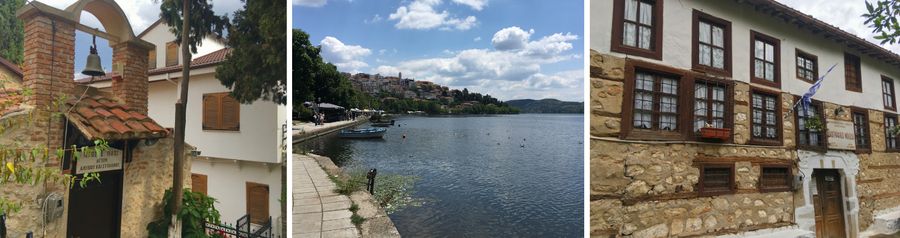 Kastoria, church, museum and lake
