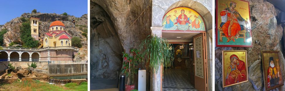 Zoodochos Pigi church and cave in Kefalari