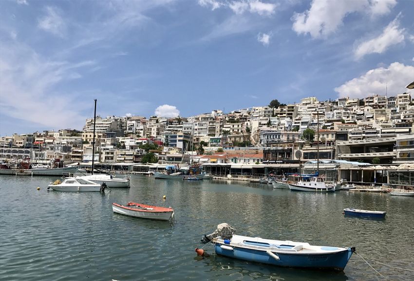 The port of Mikrolimano in Piraeus