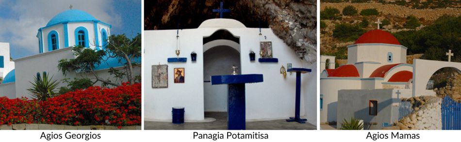 Churches in Kassos in Greece